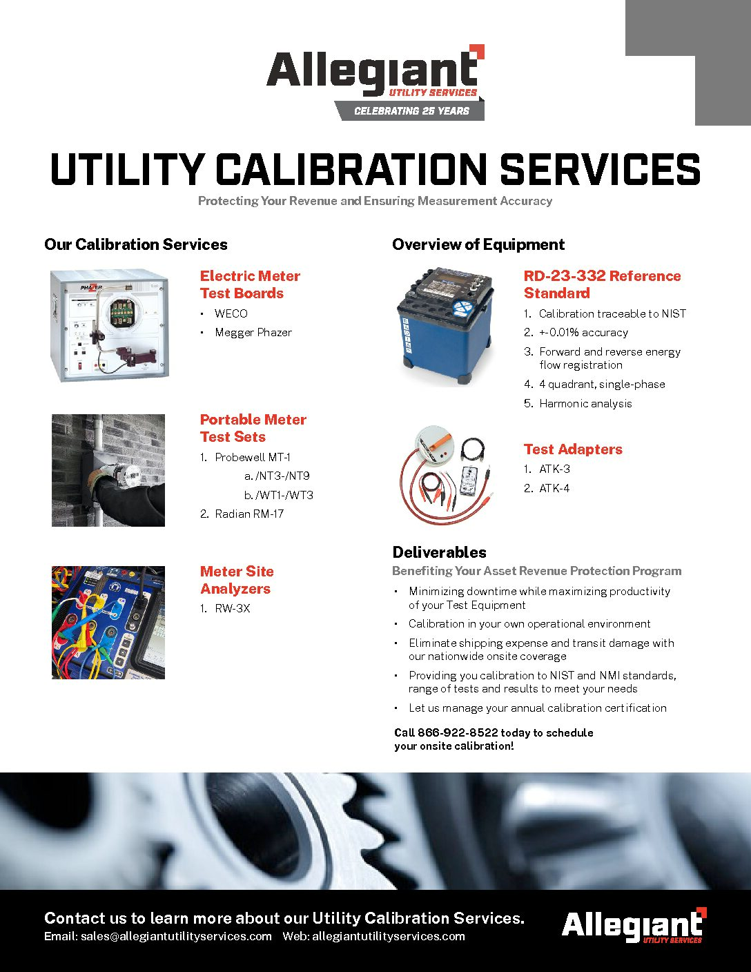 Utility Calibration Services