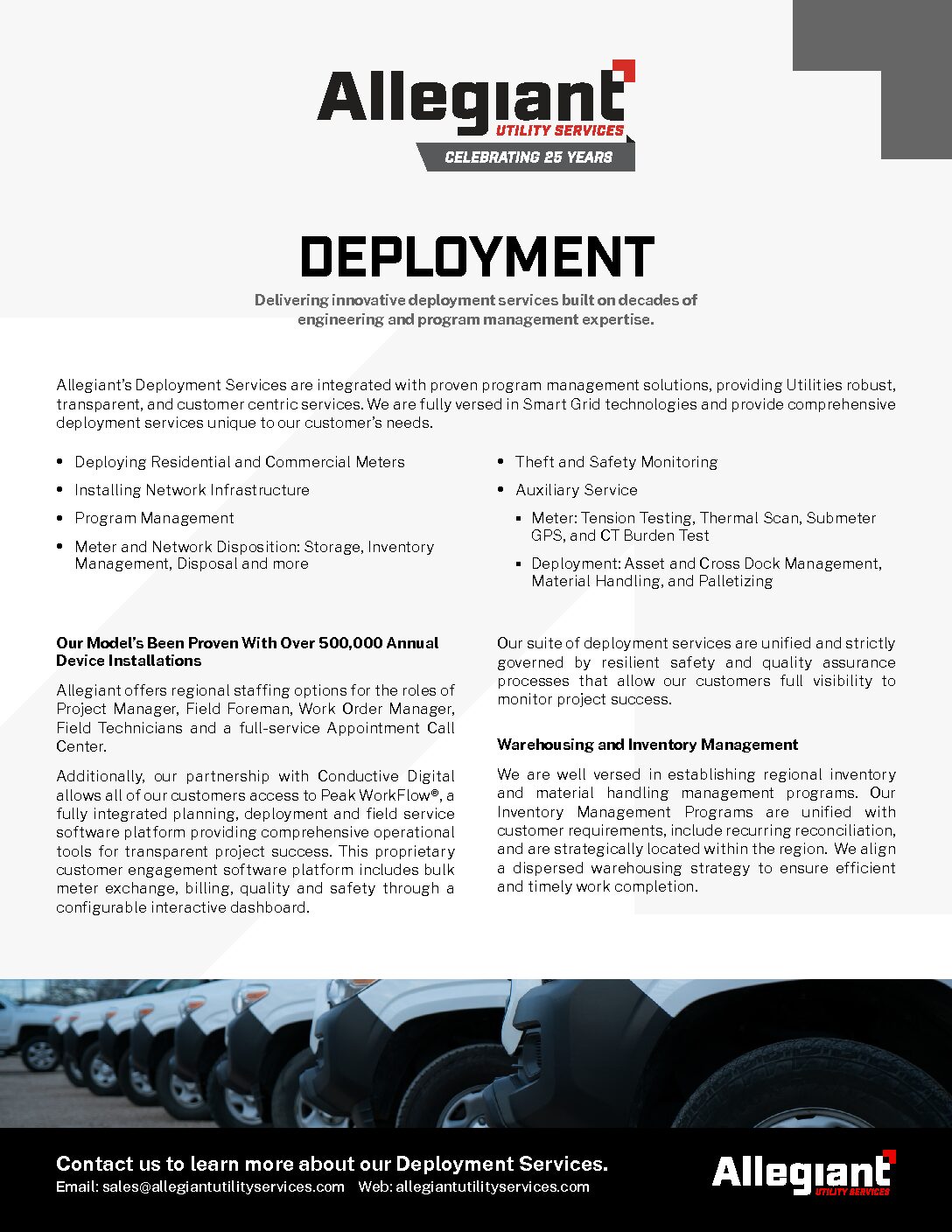 Deployment Services Information